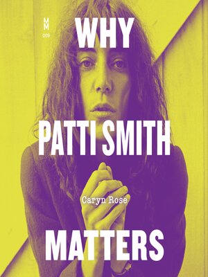 Why Patti Smith Matters - Audiobook